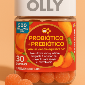 Probióticos OLLY Probiotic + Prebiotic.