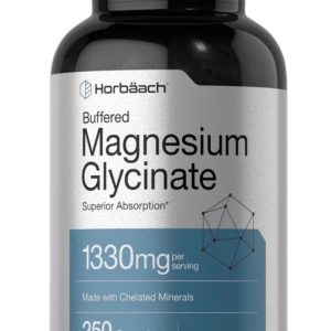 Magnesium Glycinate 1330 mg - Horbäach (250 cápsulas)