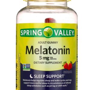 Melatonina 5 mg – Spring Valley (Gomitas para Adultos)