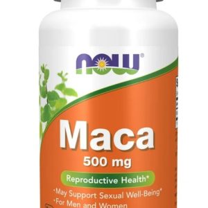 NOW Maca 500 mg – 100 cápsulas vegetarianas