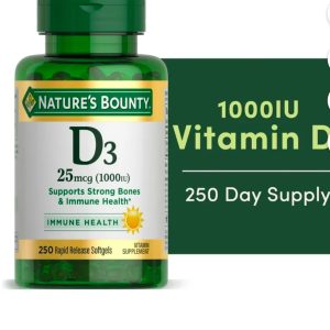 Nature’s Bounty® Vitamina D3 1000 UI
