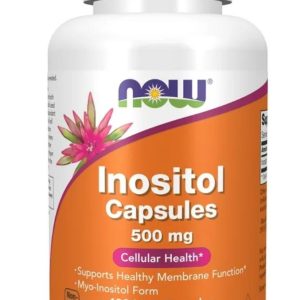 Inositol 500 mg NOW – 100 Cápsulas Vegetarianas