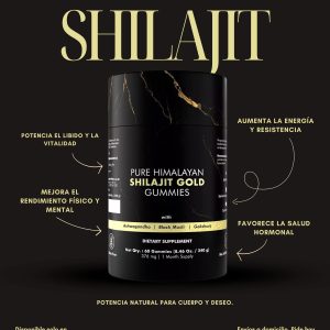 Shilajit Gold Gummies – Energía y Vitalidad Natural